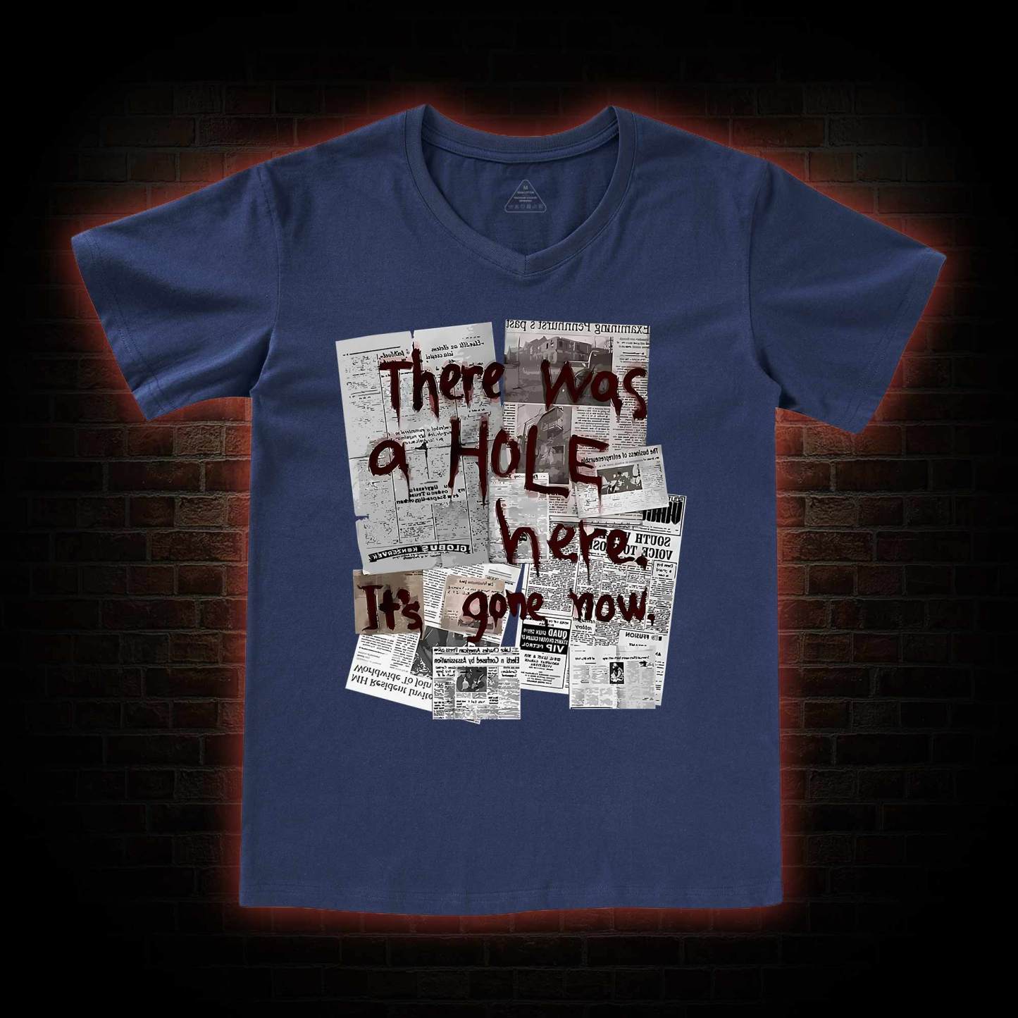 There Was a Hole V-Neck Classic T-Shirt