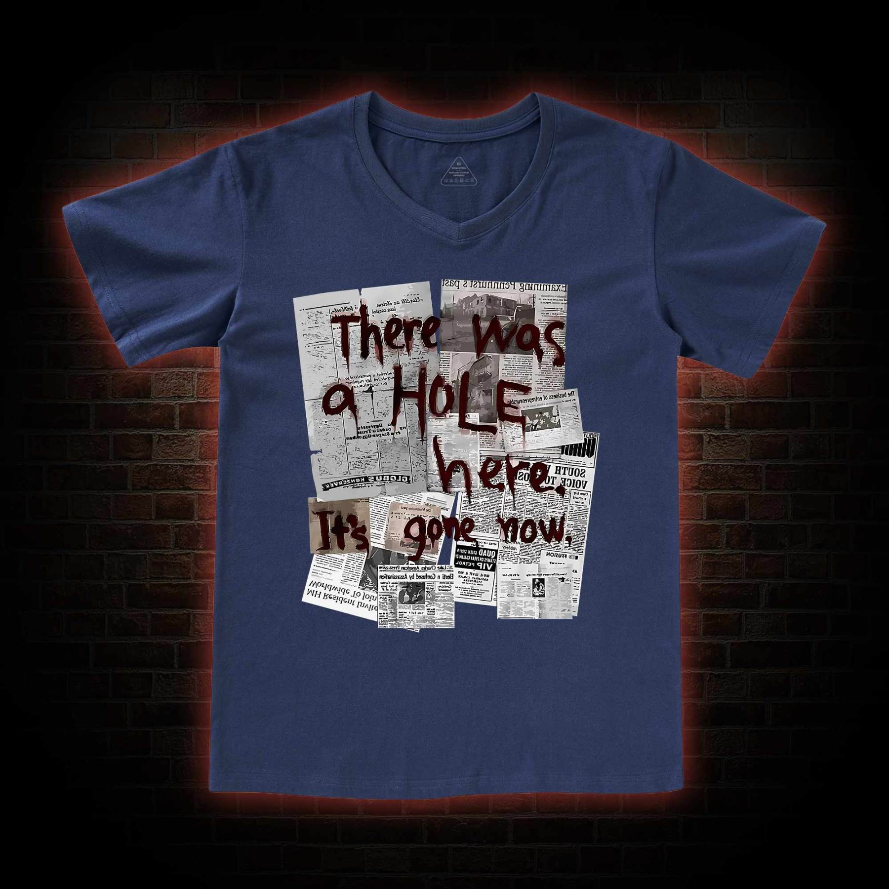 There Was a Hole V-Neck Classic T-Shirt