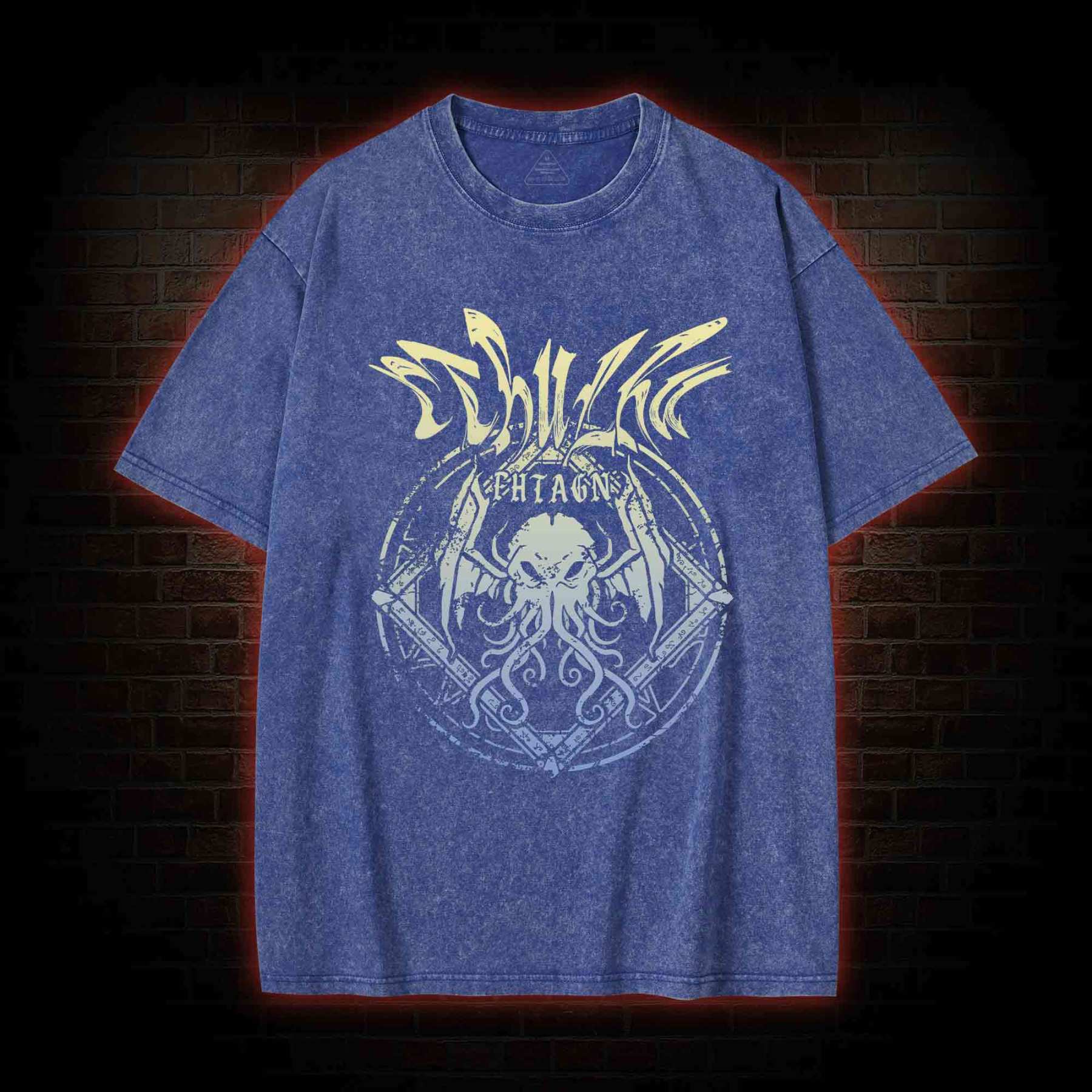 Cthulhu Fhtagn Washed T-shirt