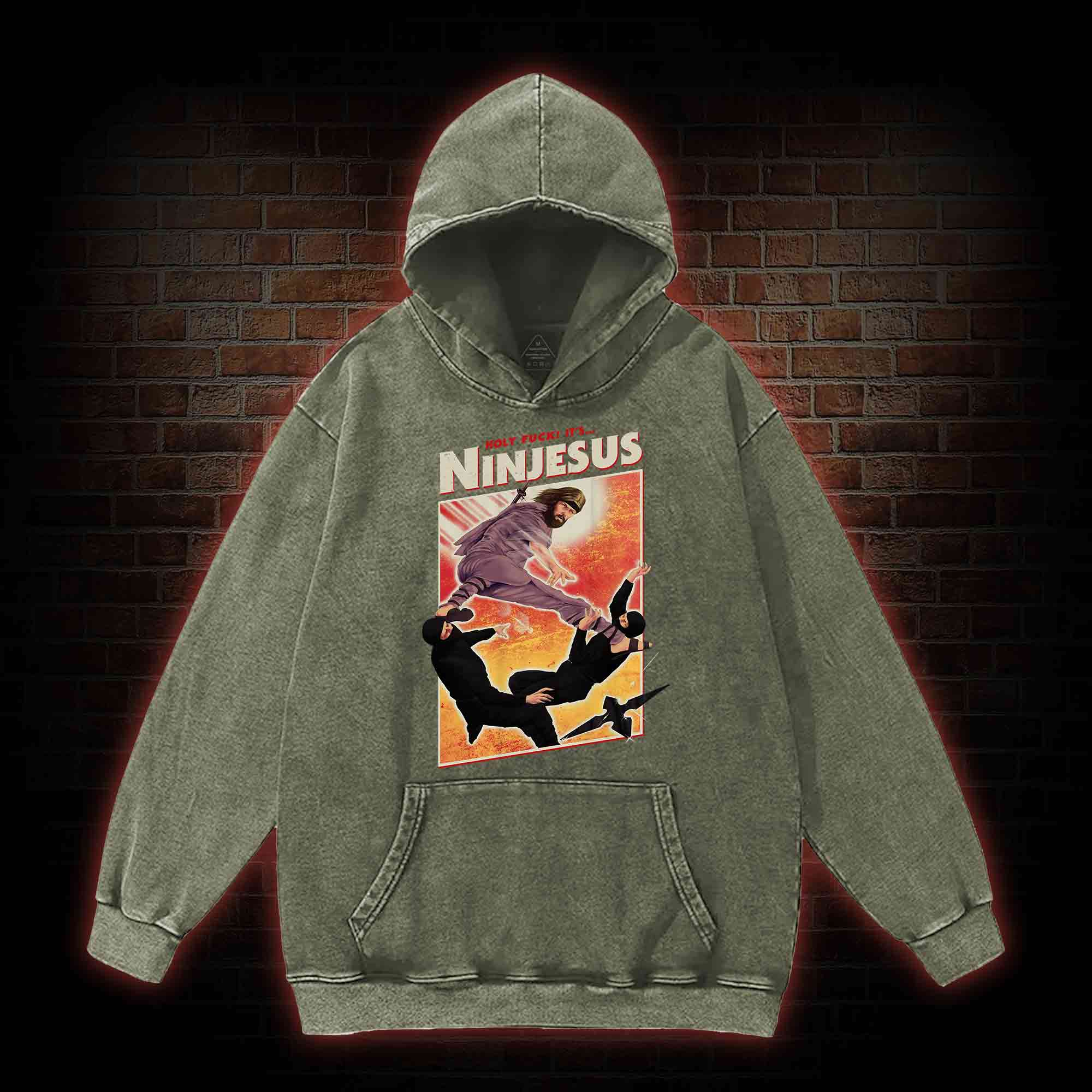 Ninjesus Washed Hoodie