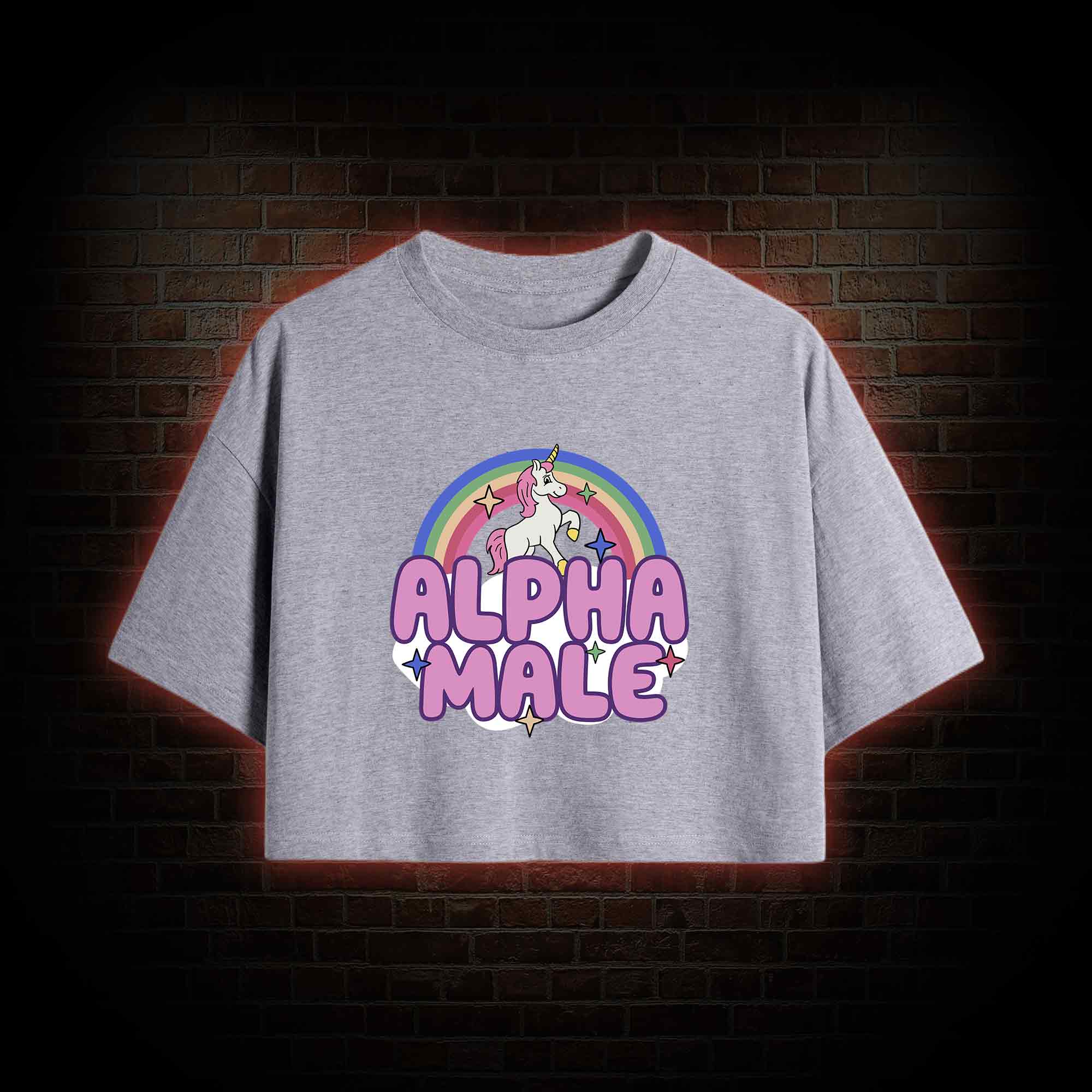 Alpha Male Crop Top