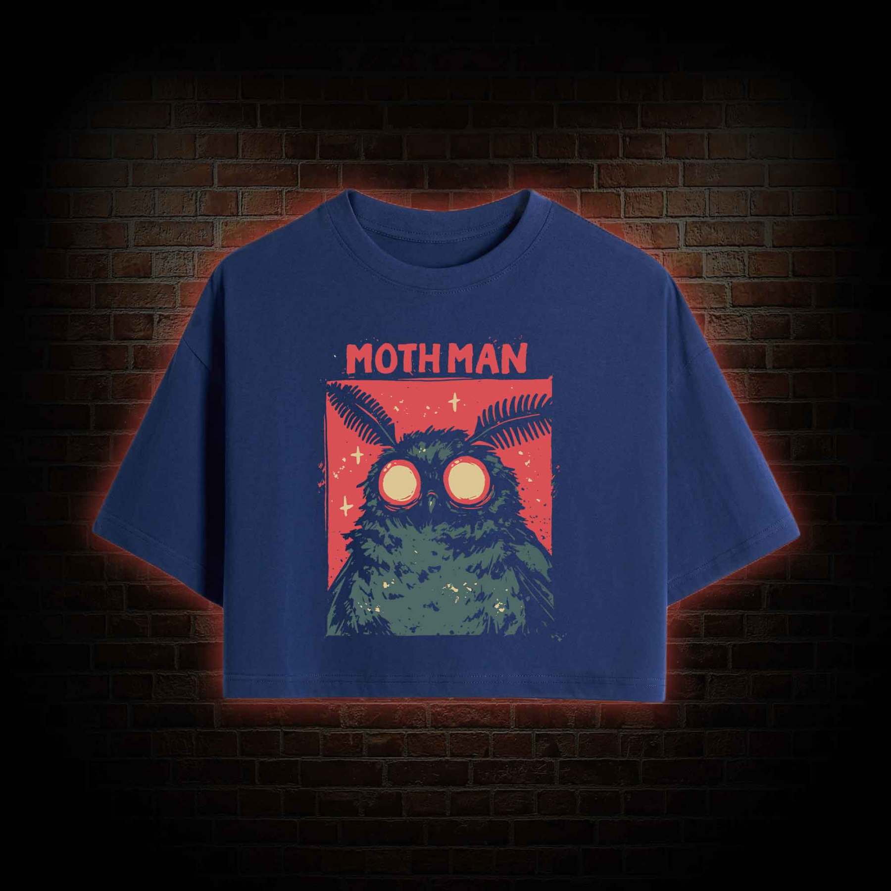 Cryptid Mothman Crop Top