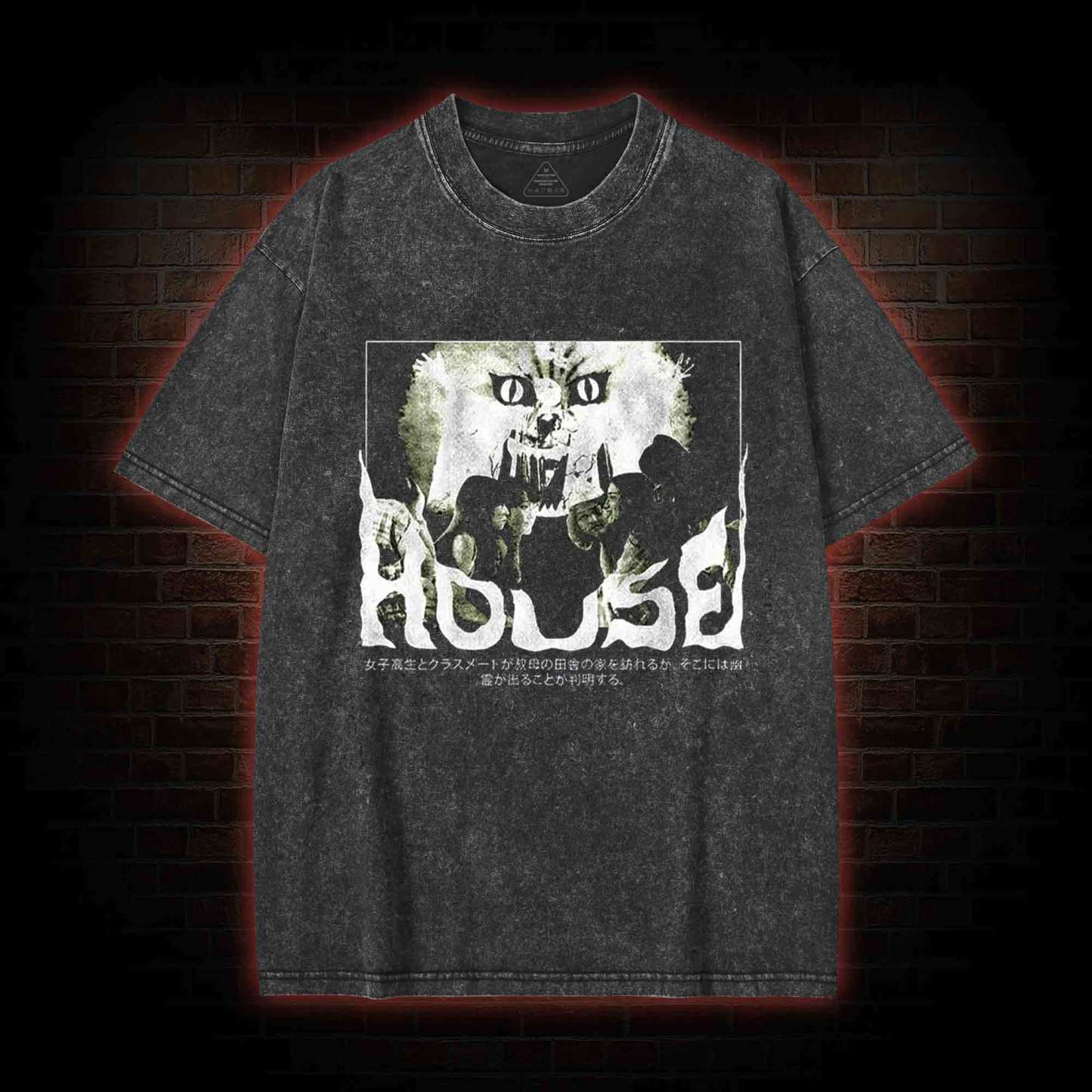 House Horror Washed T-shirt