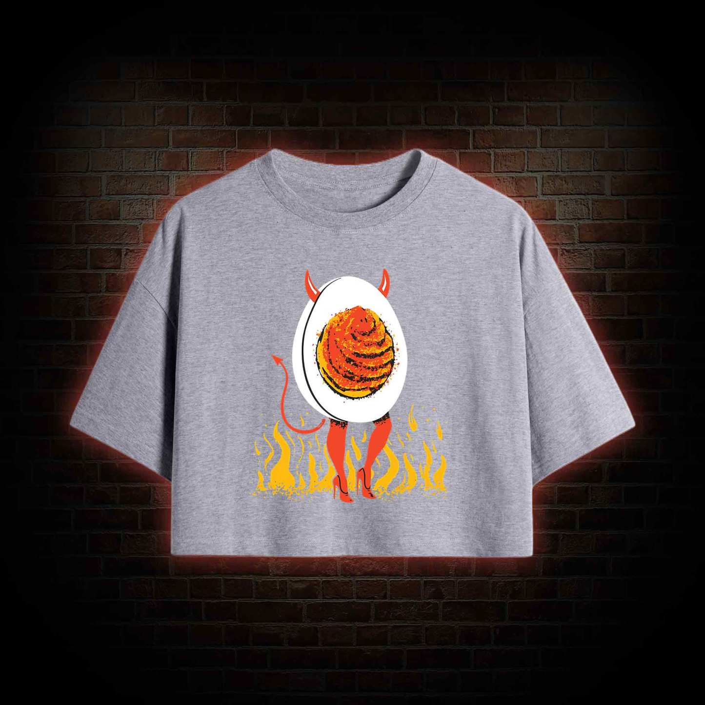 Deviled Egg Crop Top