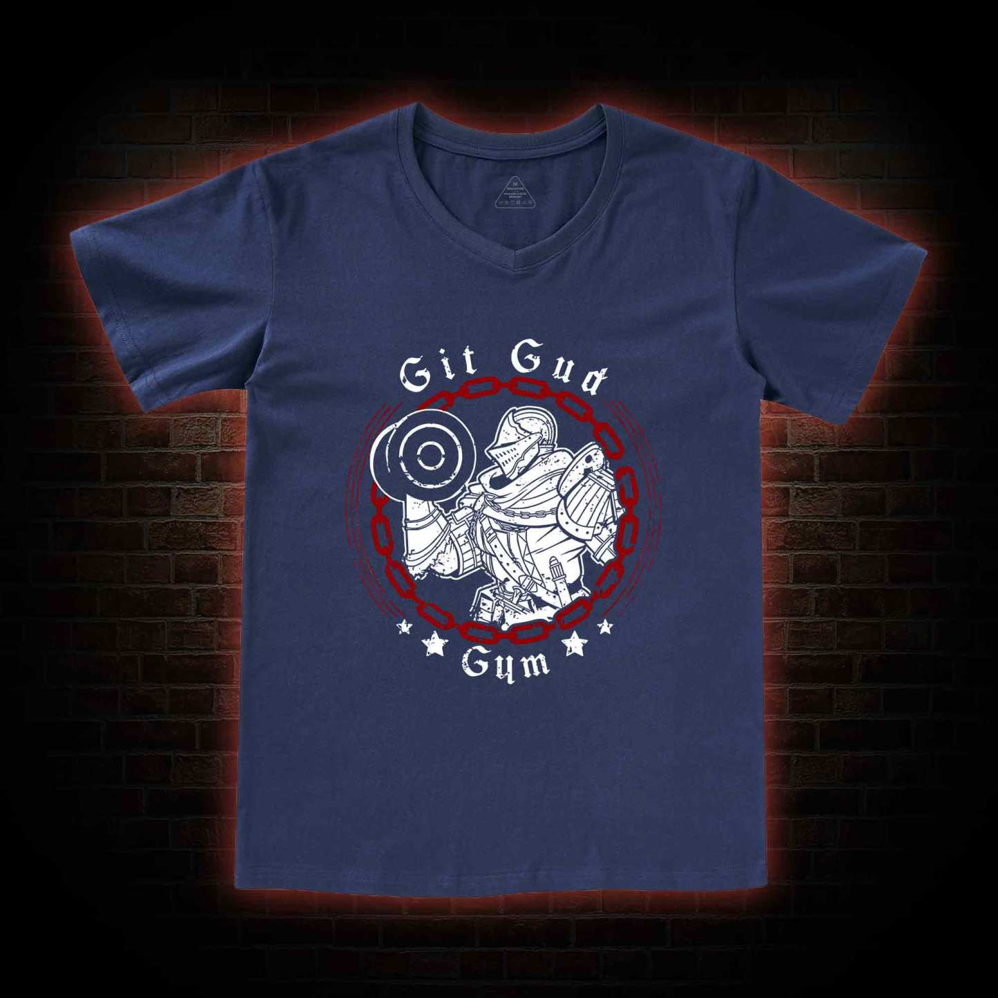 Git Gud Gym V-Neck Classic T-Shirt