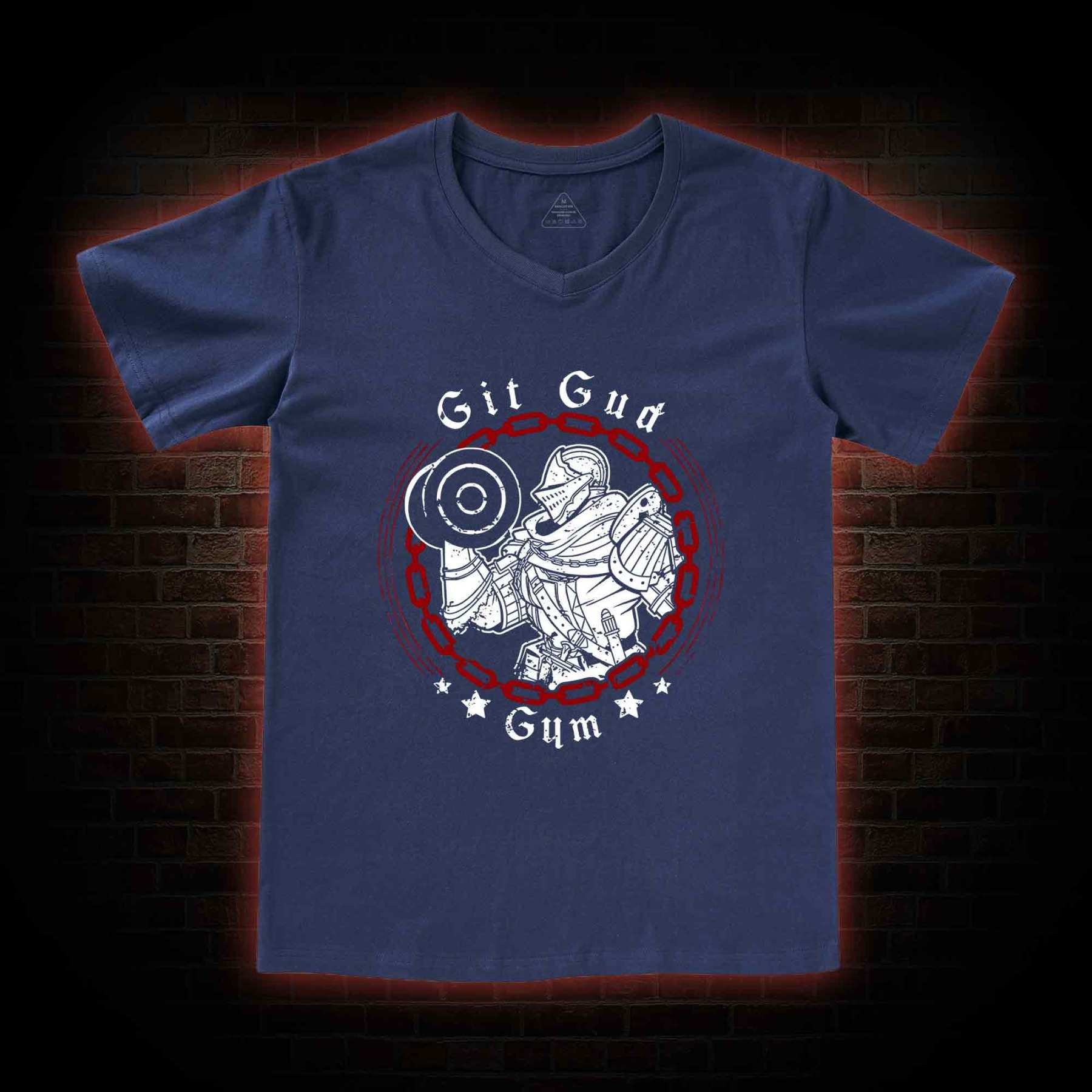 Git Gud Gym V-Neck Classic T-Shirt