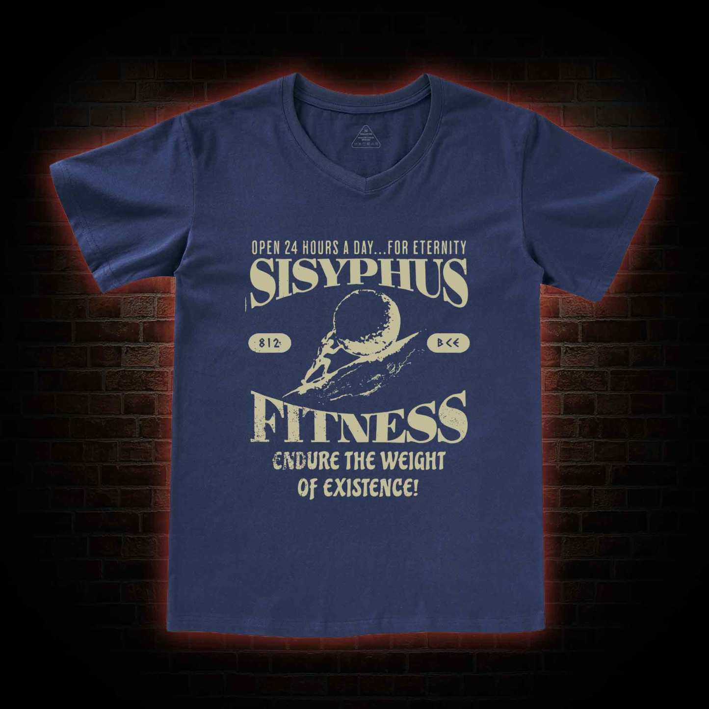 Sisyphus Fitness V-Neck Classic T-Shirt