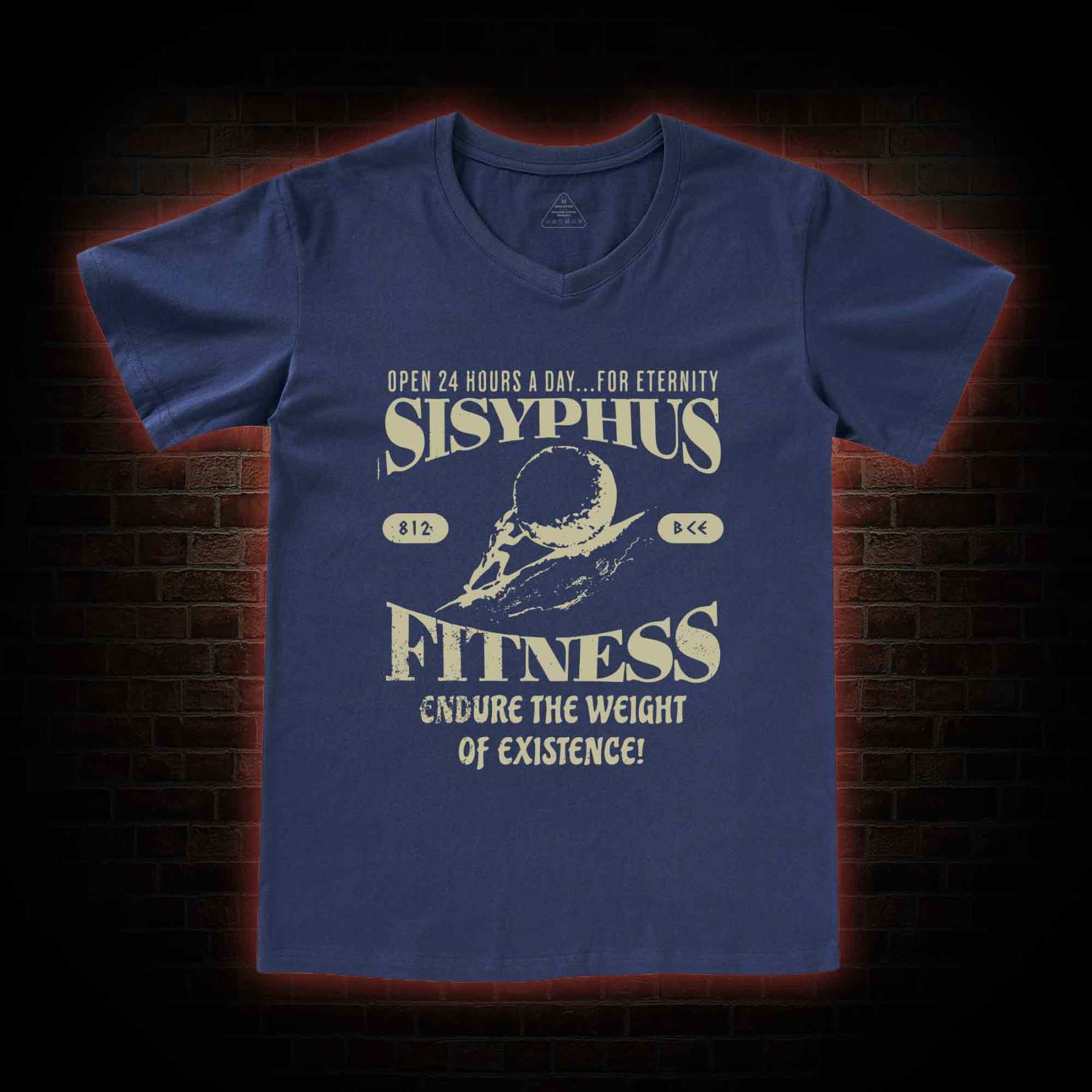 Sisyphus Fitness V-Neck Classic T-Shirt