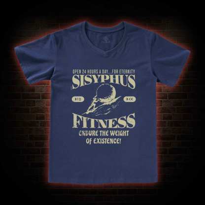 Sisyphus Fitness V-Neck Classic T-Shirt