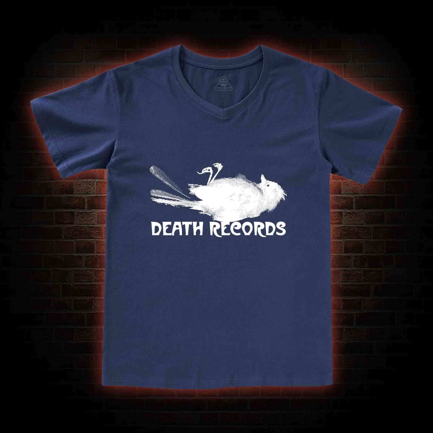 Death Records V-Neck Classic T-Shirt