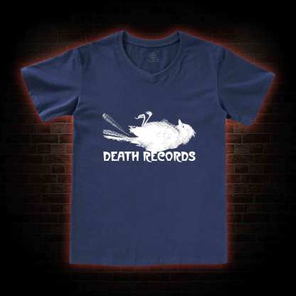 Death Records V-Neck Classic T-Shirt