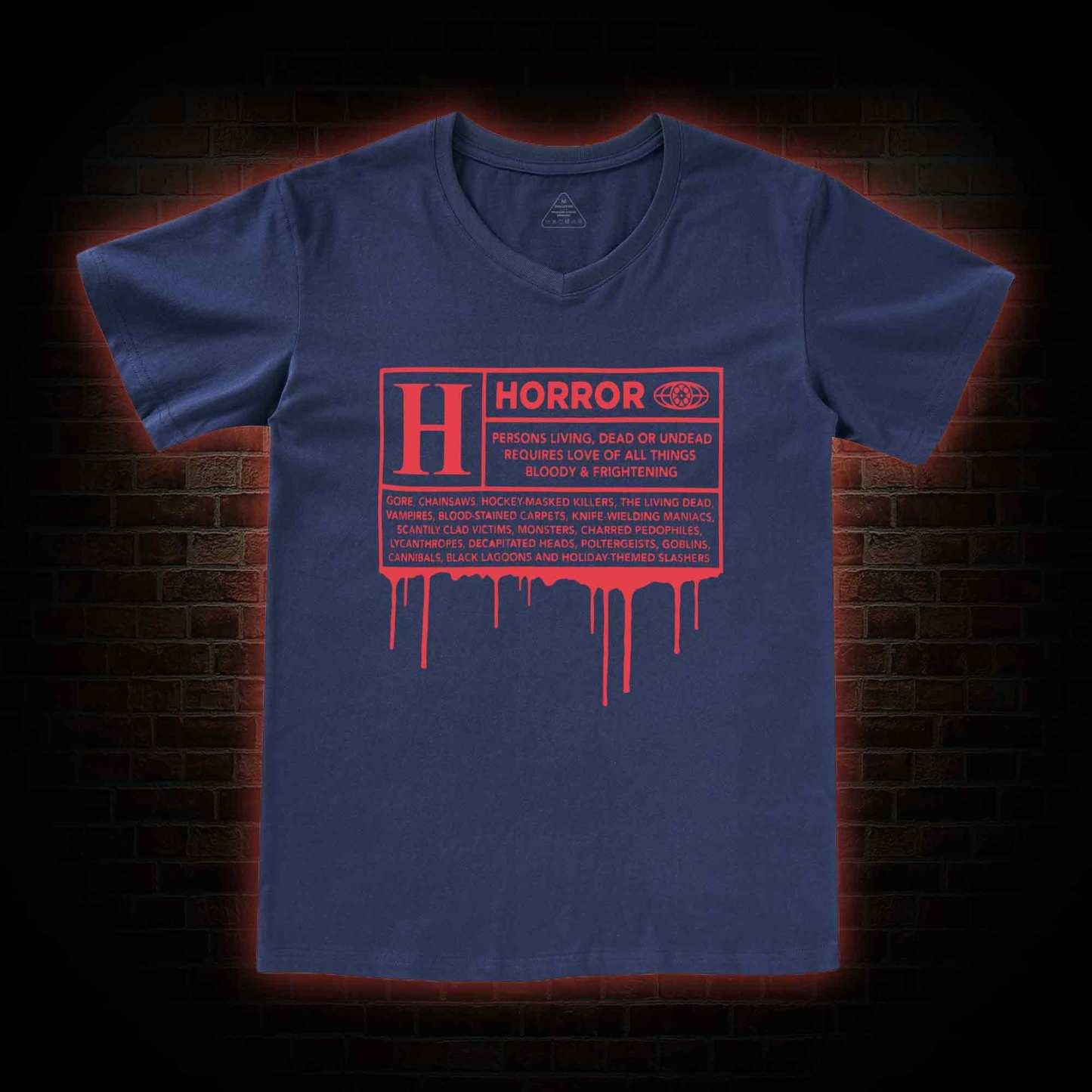 Horror Rating V-Neck Classic T-Shirt