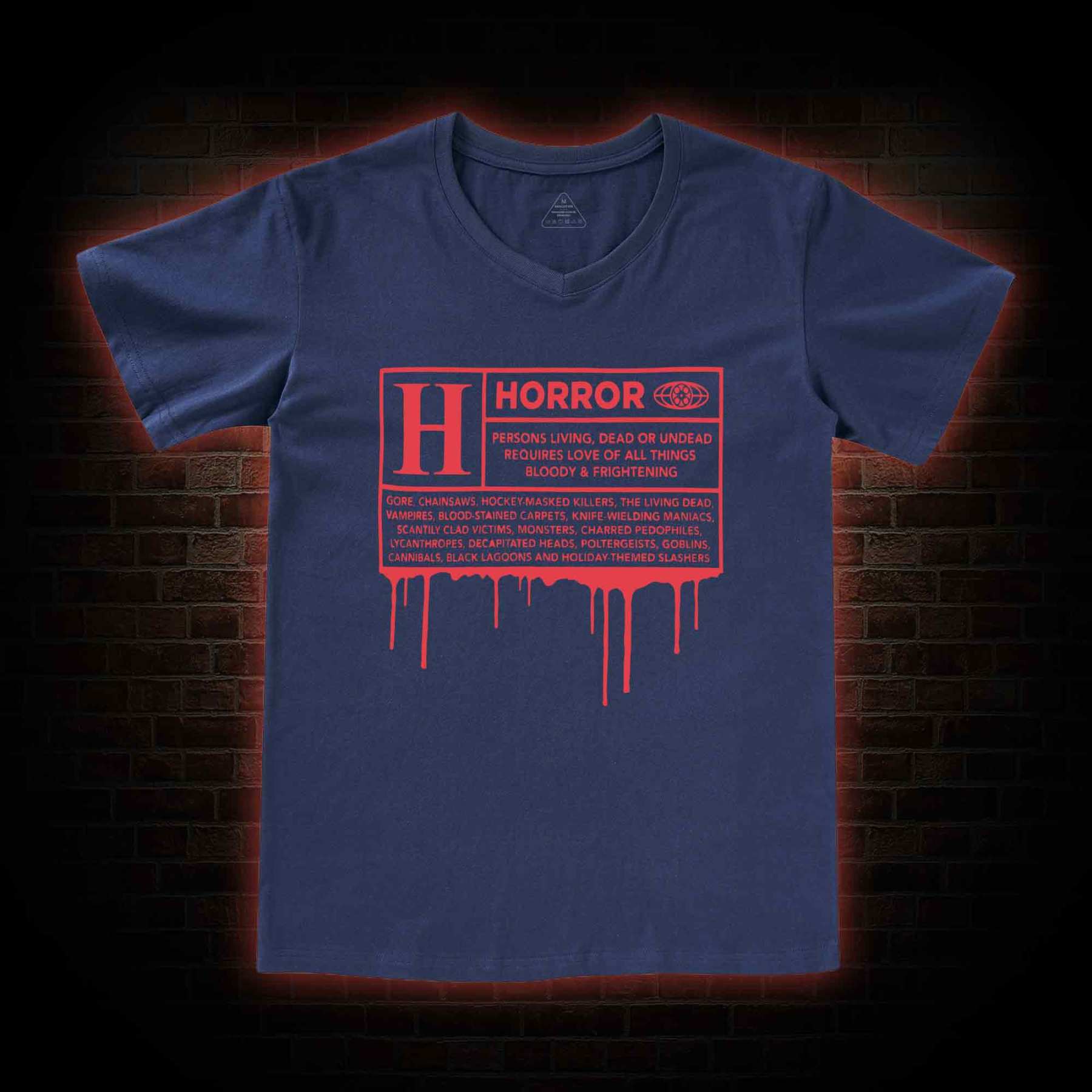Horror Rating V-Neck Classic T-Shirt