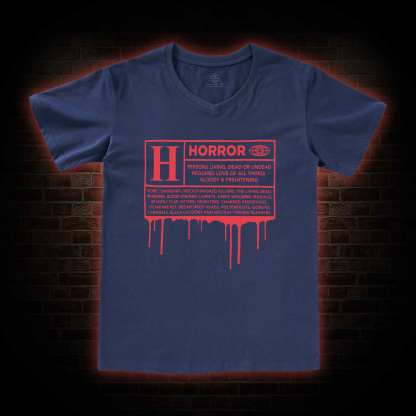 Horror Rating V-Neck Classic T-Shirt