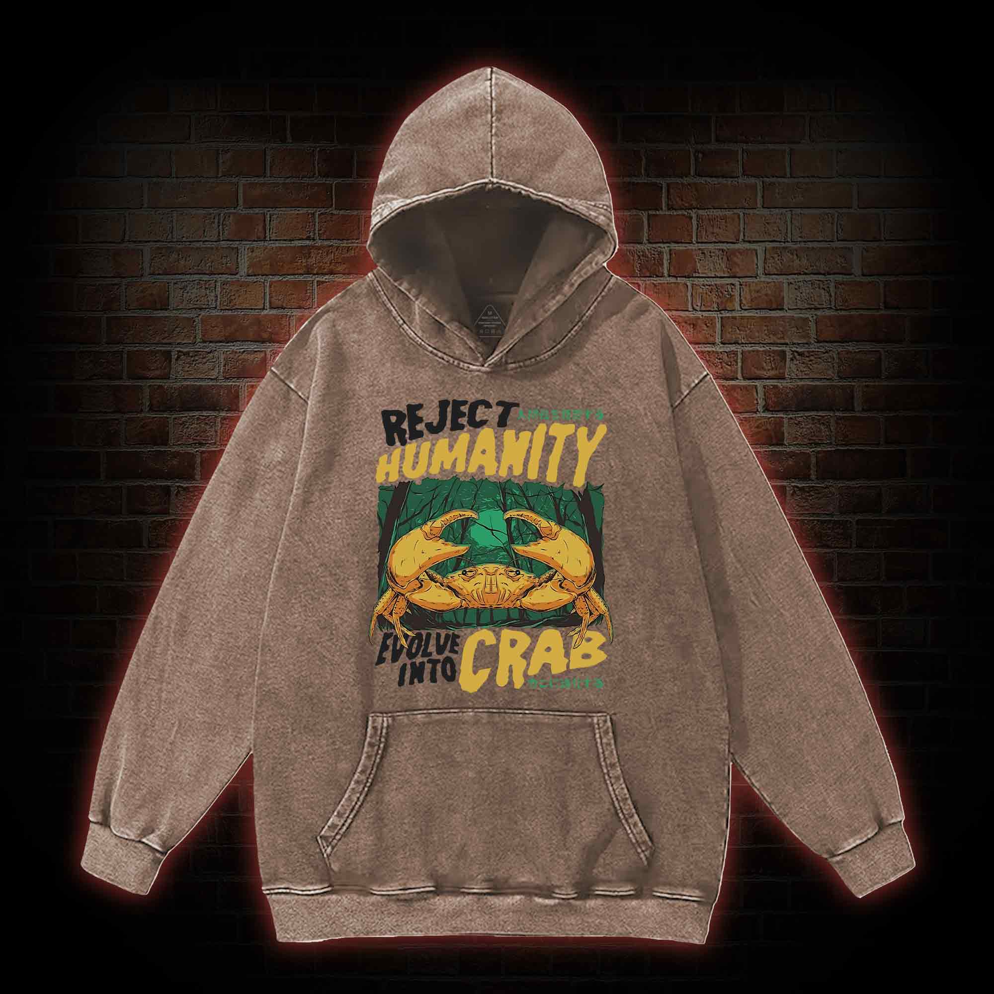 Reject Humanity Crab Washed Hoodie