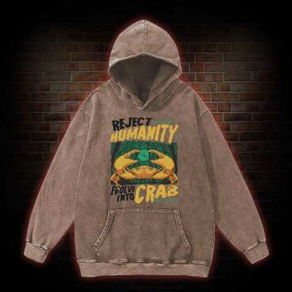 Reject Humanity Crab Washed Hoodie