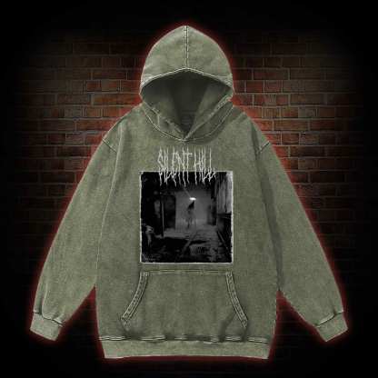 Red Pyramid Thing Retro Washed Hoodie