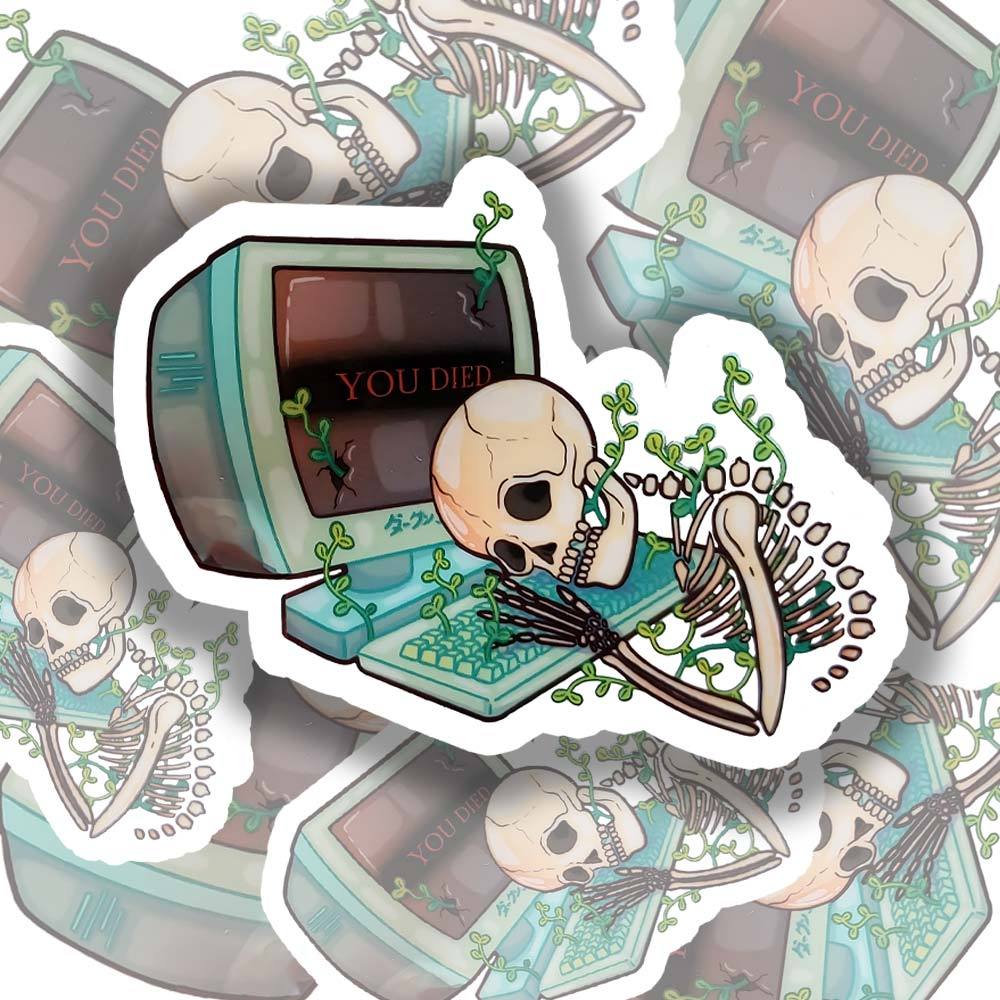 You Died Sticker