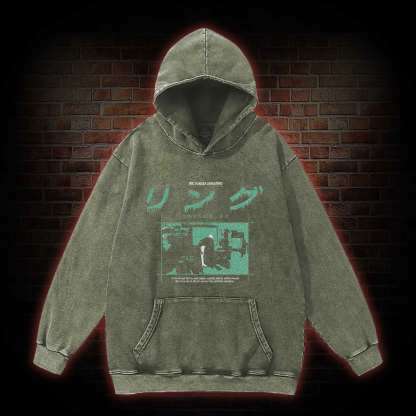 Cursed Videotape Washed Hoodie