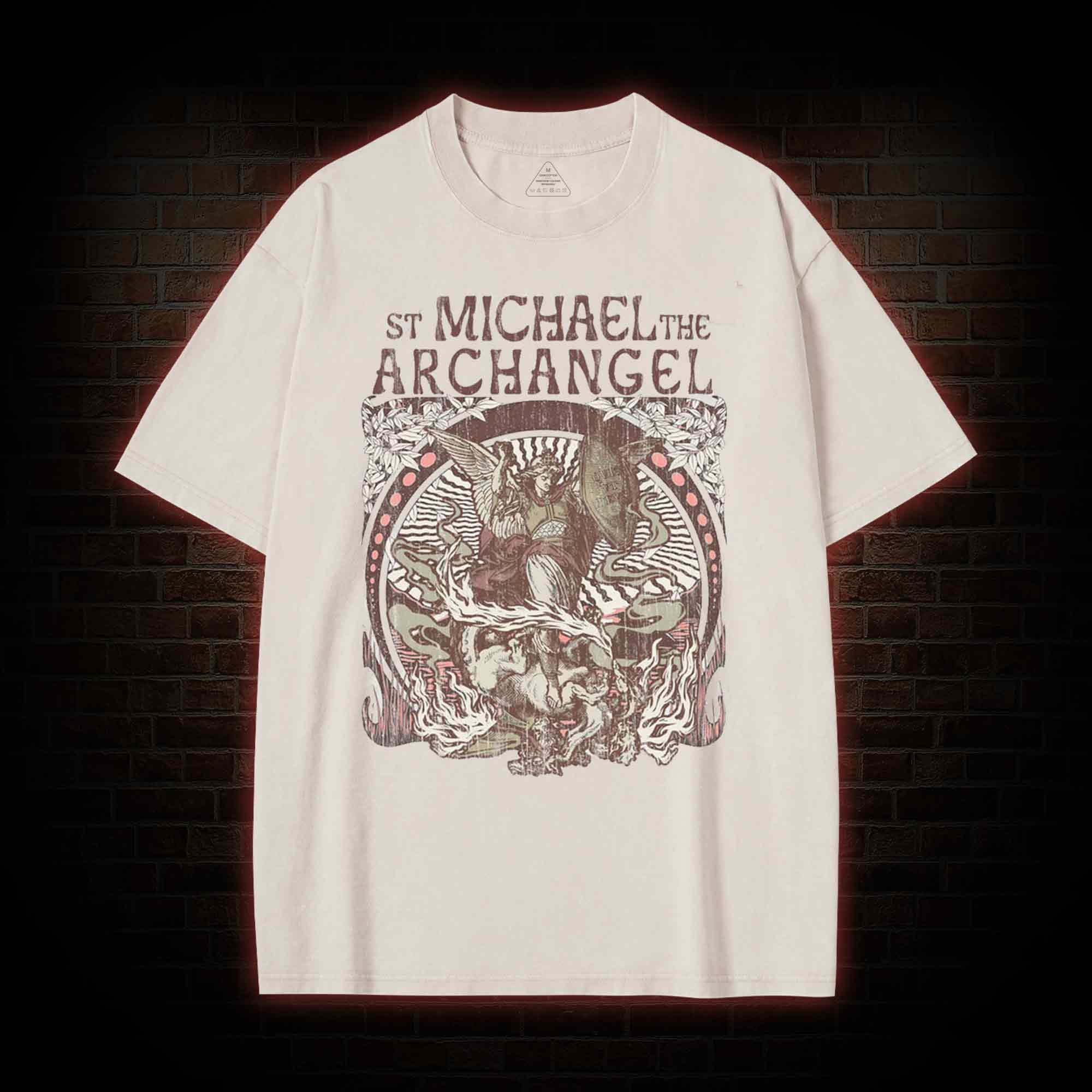 Saint Michael Washed T-shirt