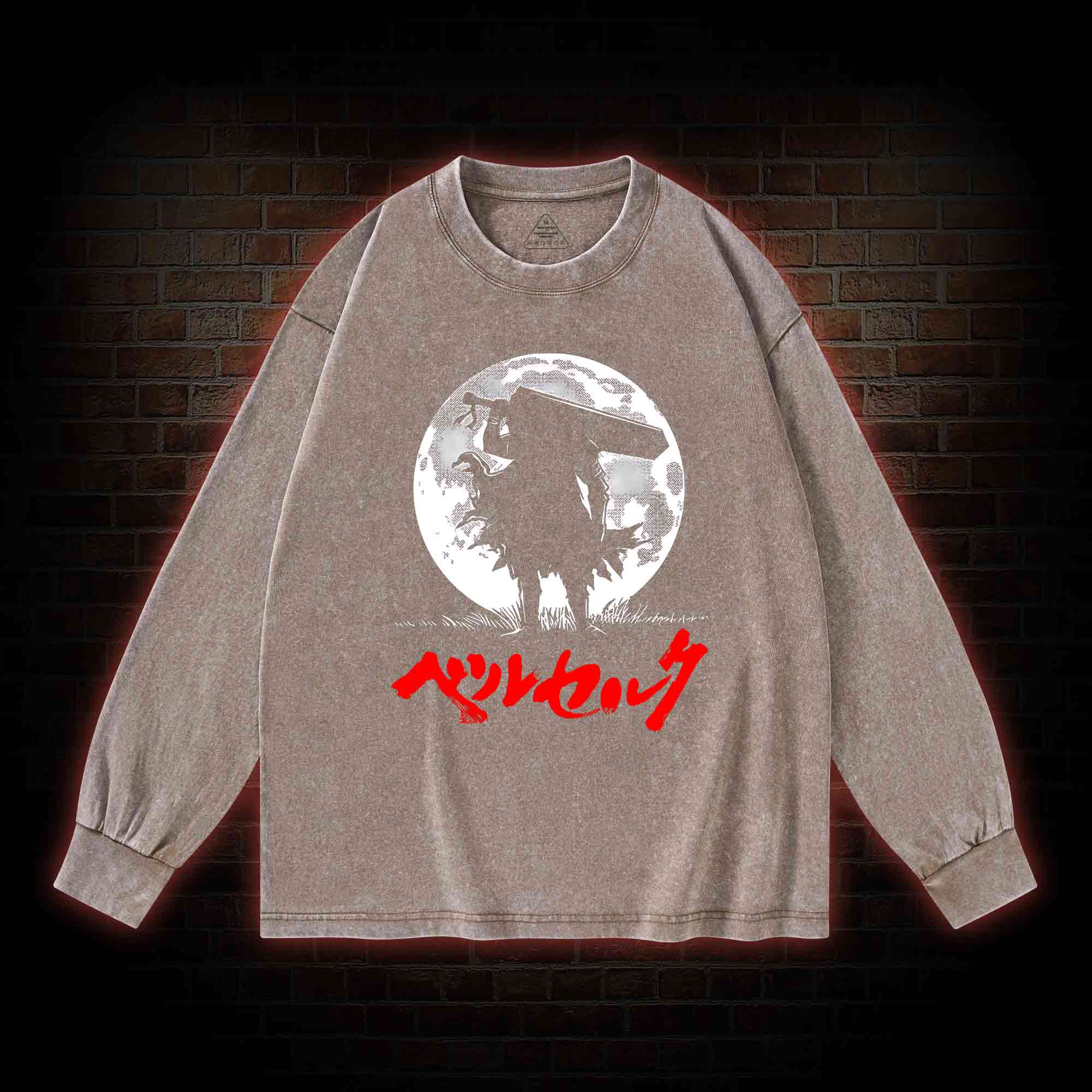 There’s No Paradise for You to Escape Washed Long-Sleeve T-shirt