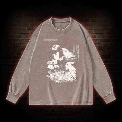 Weird Girl Washed Long-Sleeve T-shirt