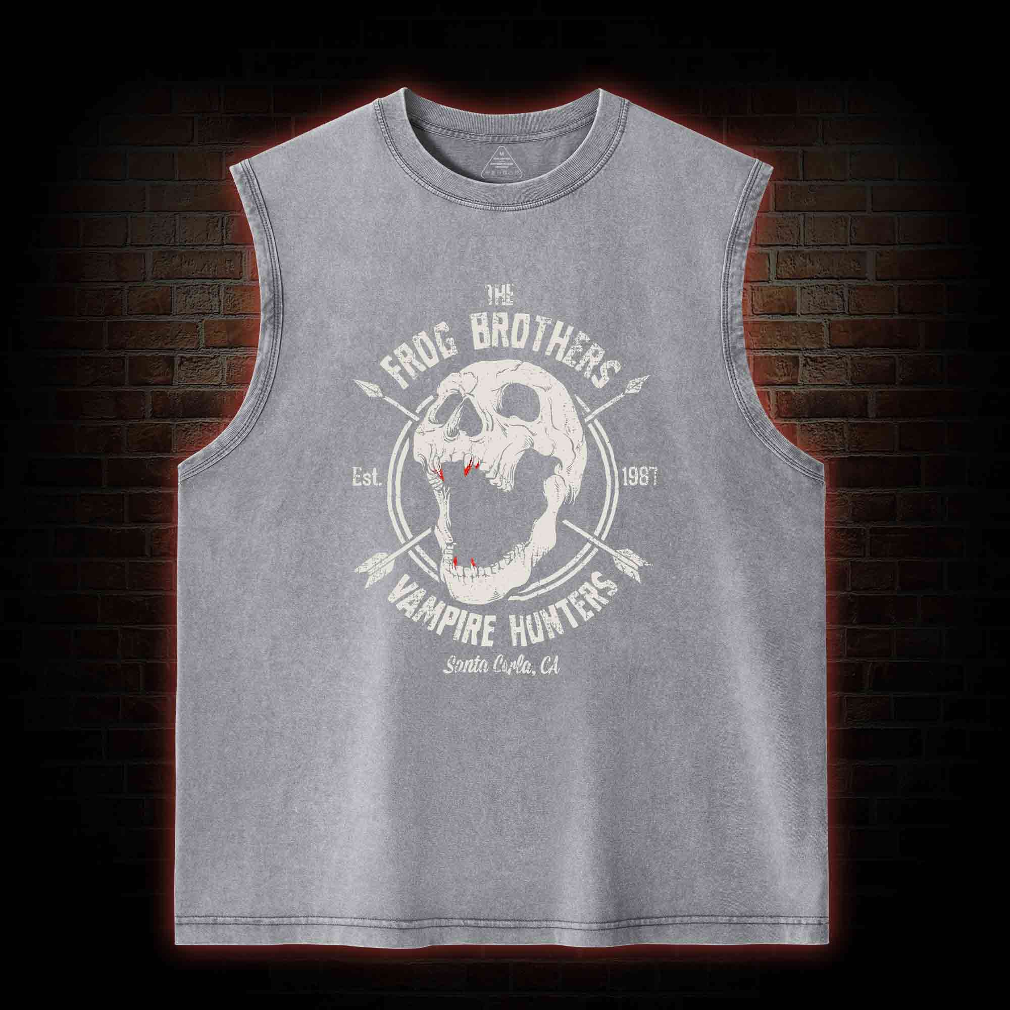 Vampire Hunters Washed Tank Top
