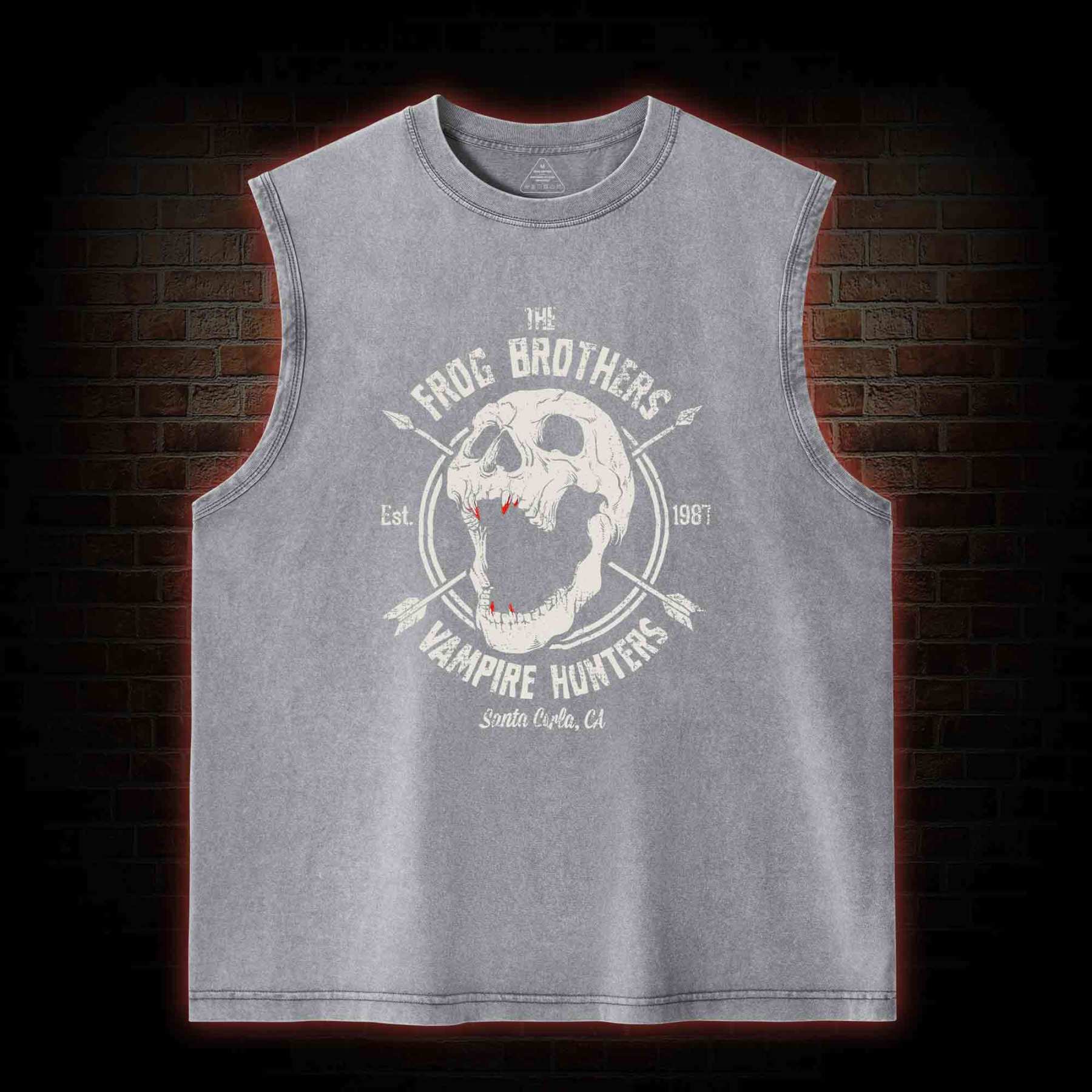 Vampire Hunters Washed Tank Top