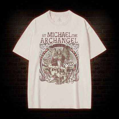 Saint Michael Washed T-shirt