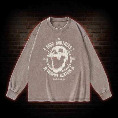 Vampire Hunters Washed Long-Sleeve T-shirt
