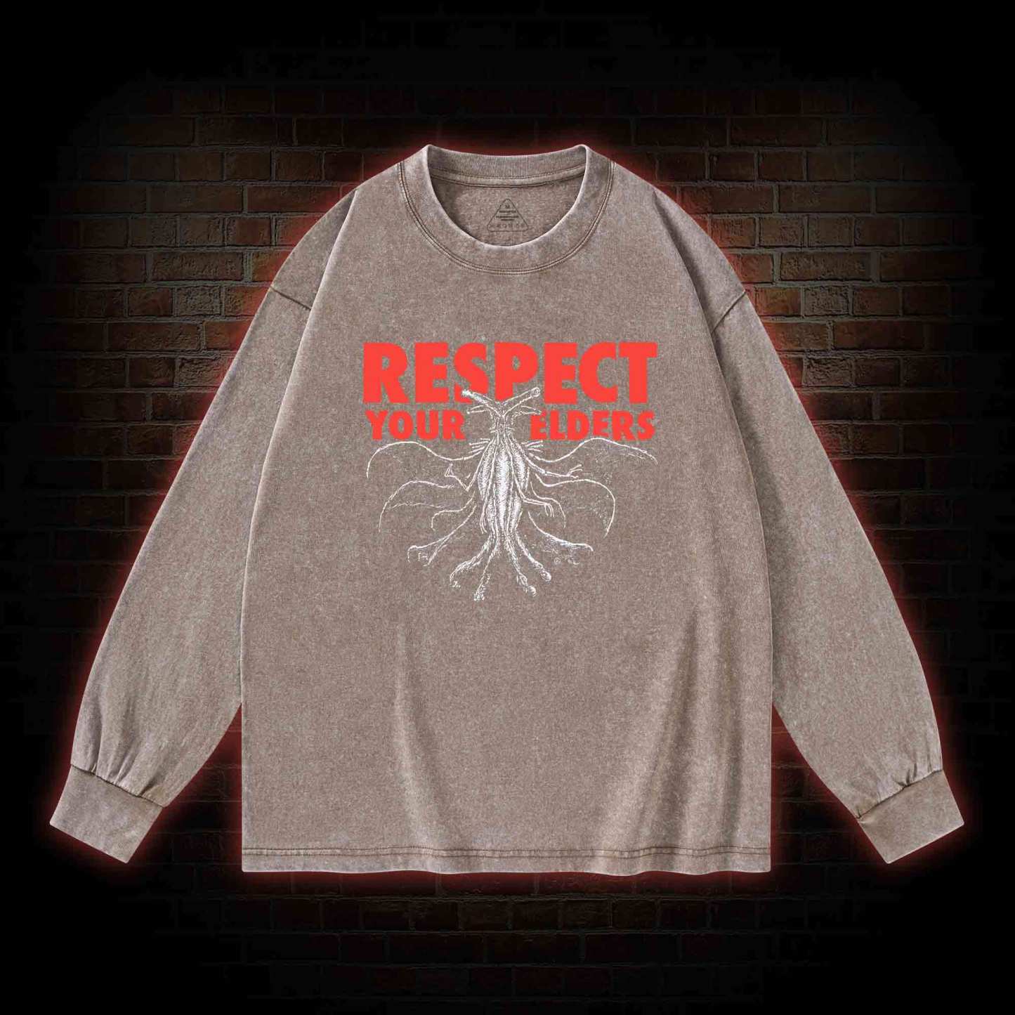Respect Your Elders Washed Long-Sleeve T-shirt