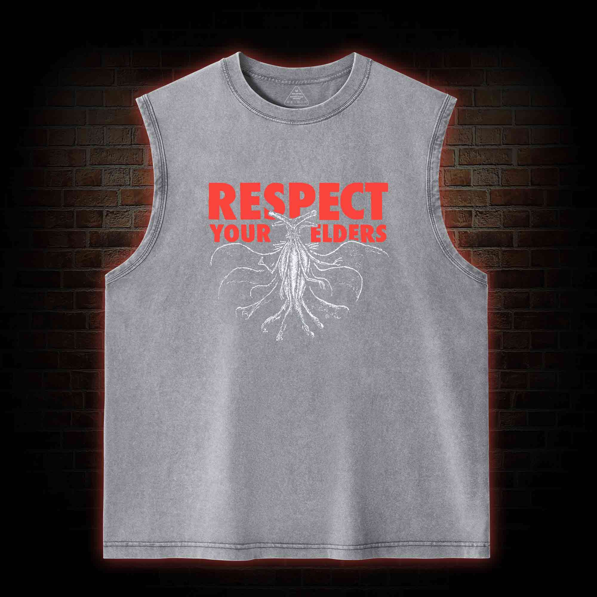 Respect Your Elders Washed Tank Top