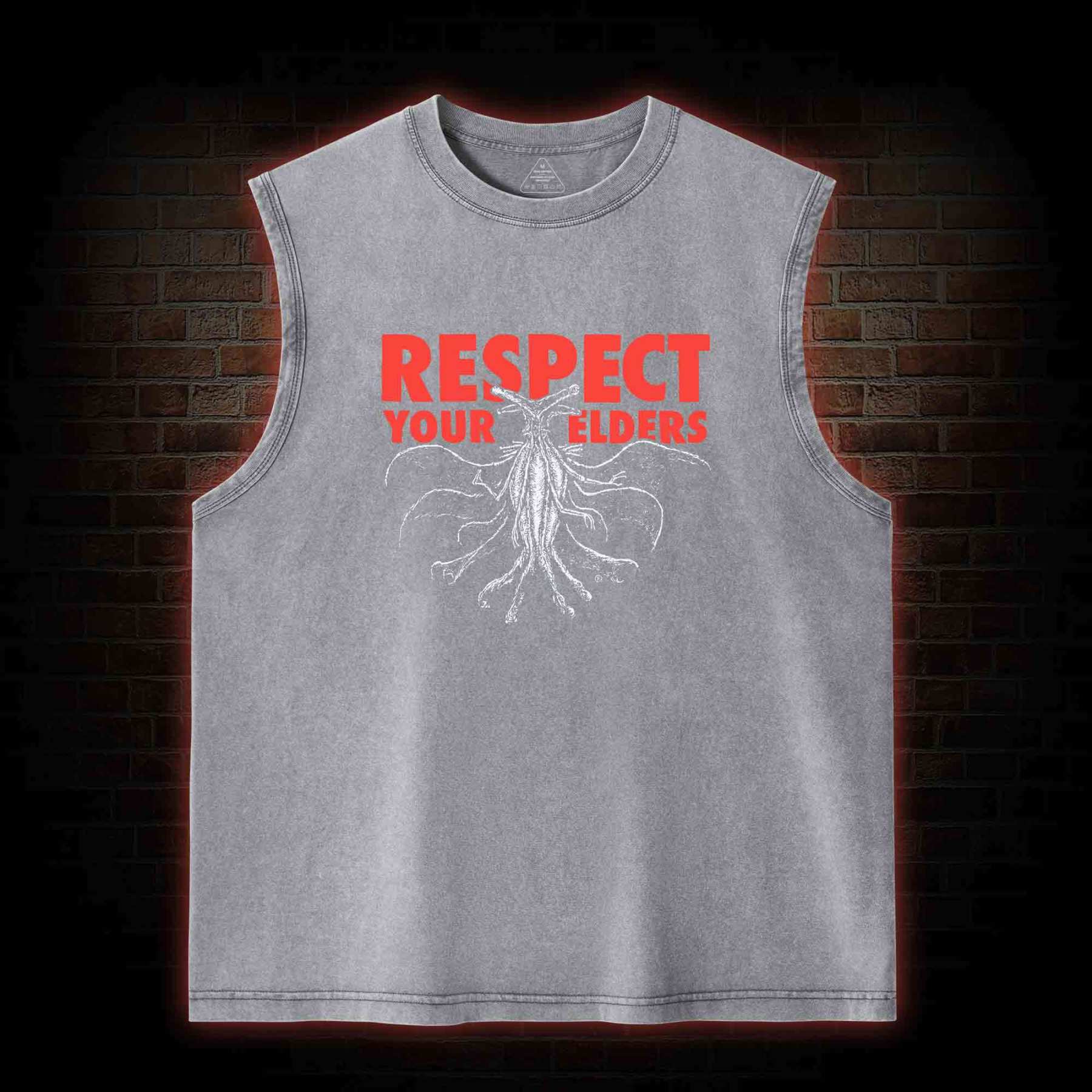 Respect Your Elders Washed Tank Top