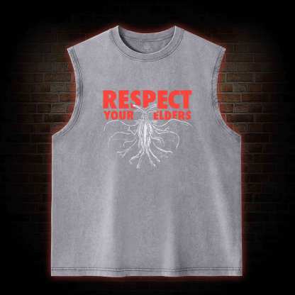 Respect Your Elders Washed Tank Top