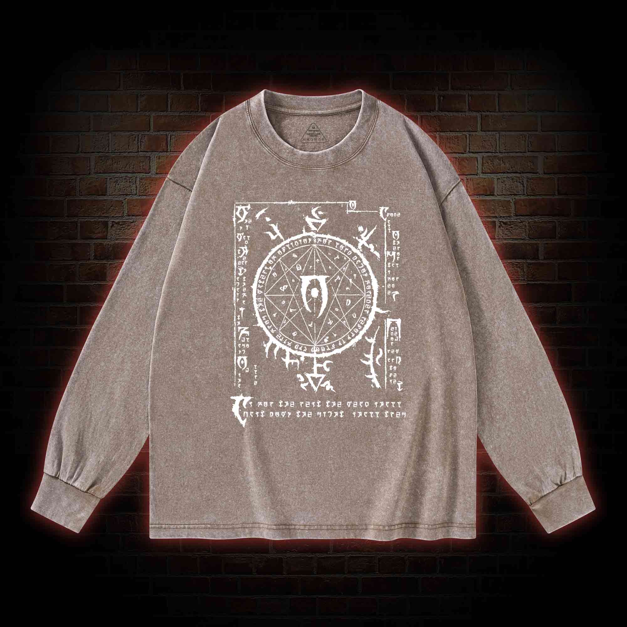 Mysterium Washed Long-Sleeve T-shirt