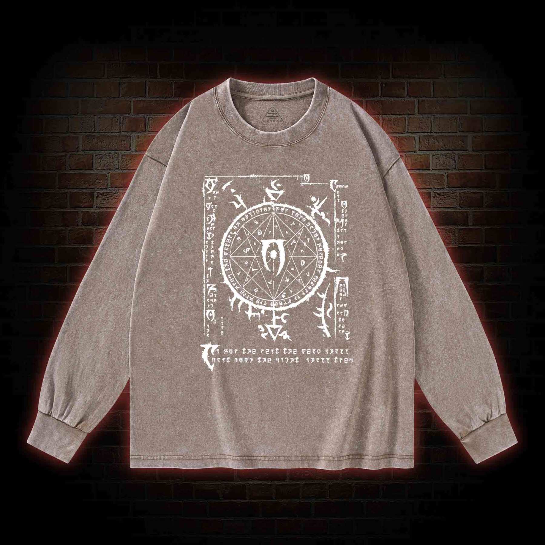 Mysterium Washed Long-Sleeve T-shirt