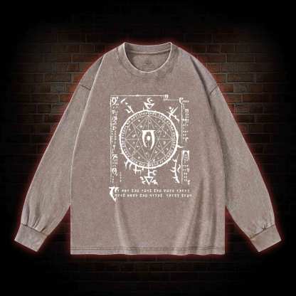 Mysterium Washed Long-Sleeve T-shirt