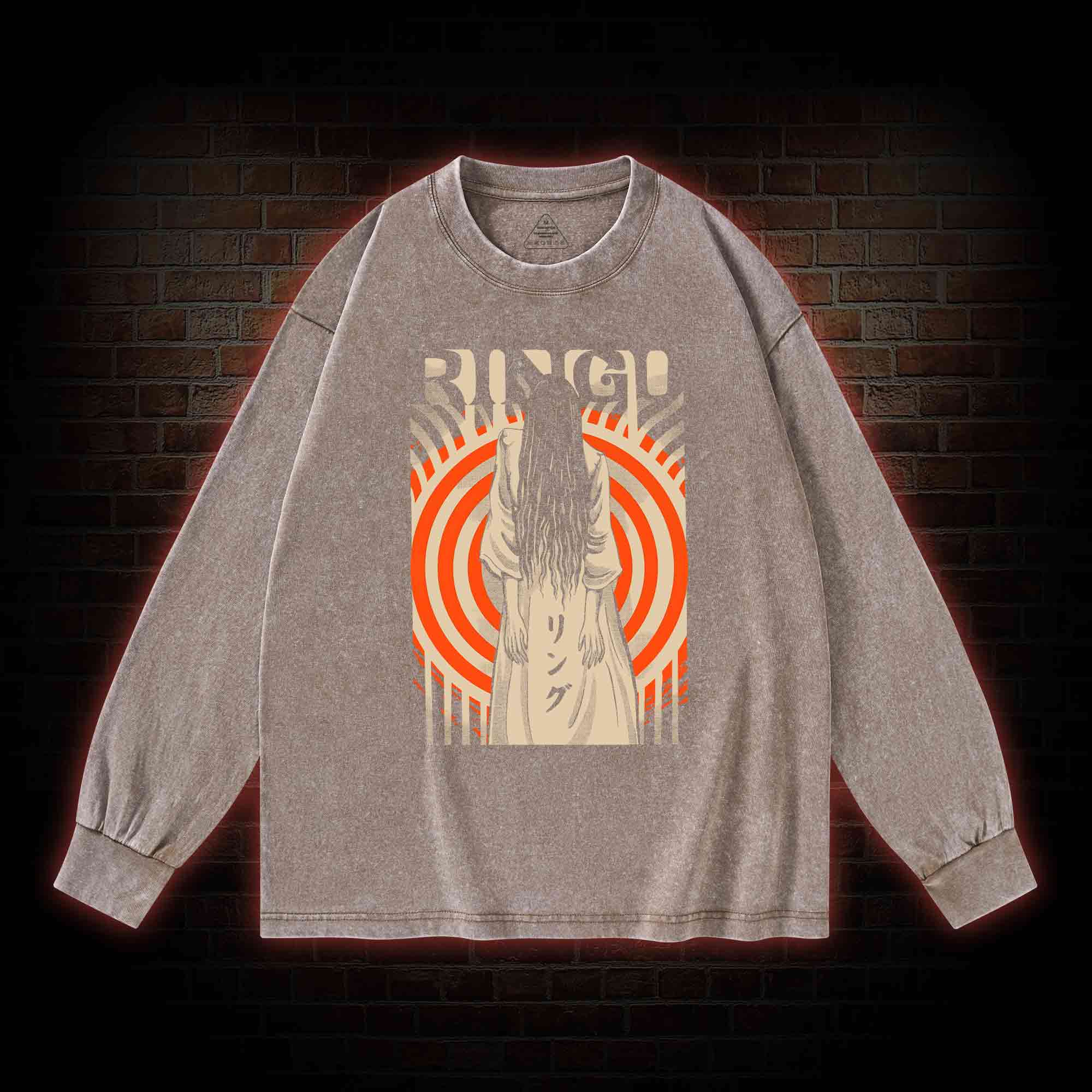 You Will Die in Seven Days Washed Long-Sleeve T-shirt