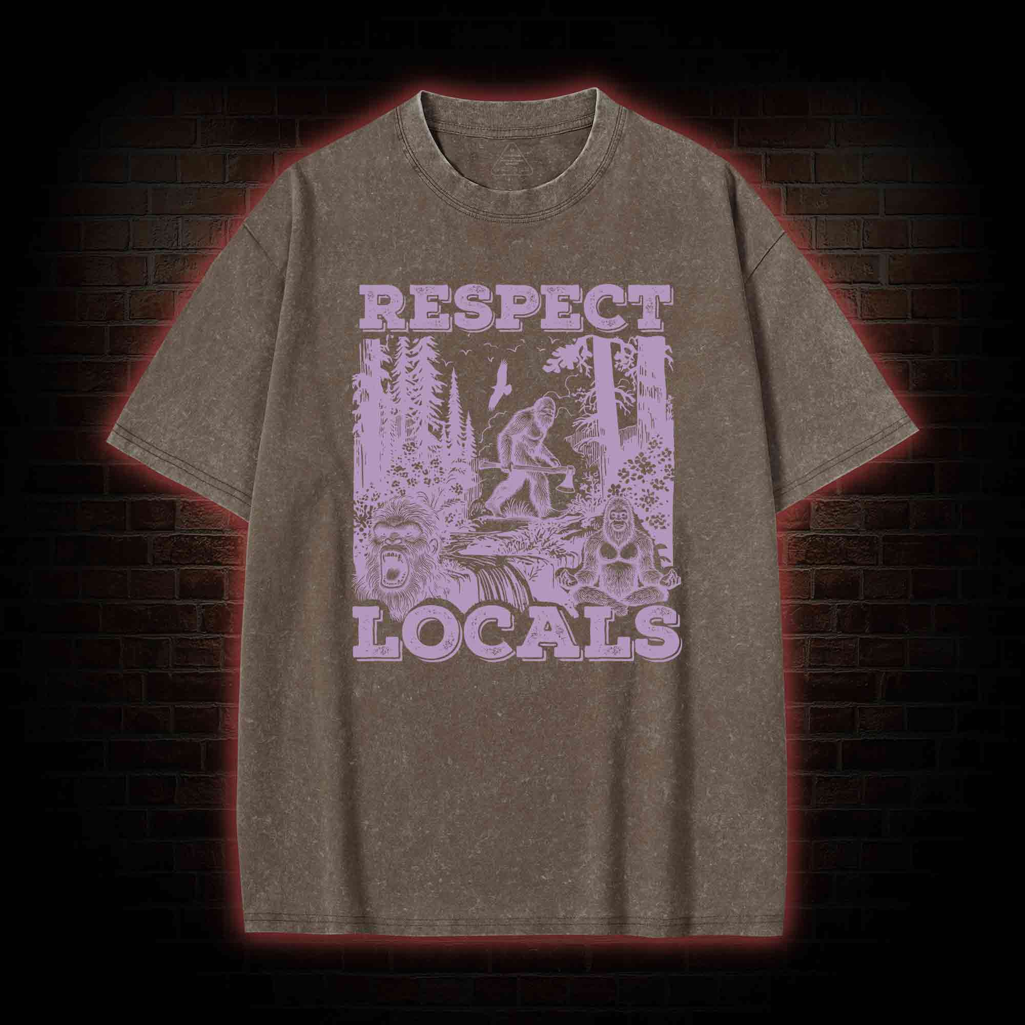 Respect Locals Washed T-shirt
