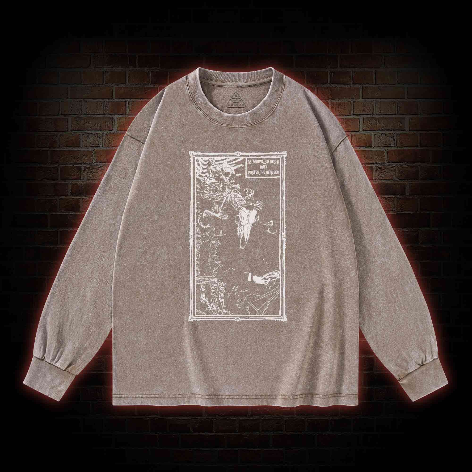 Rule in Hell Washed Long-Sleeve T-shirt