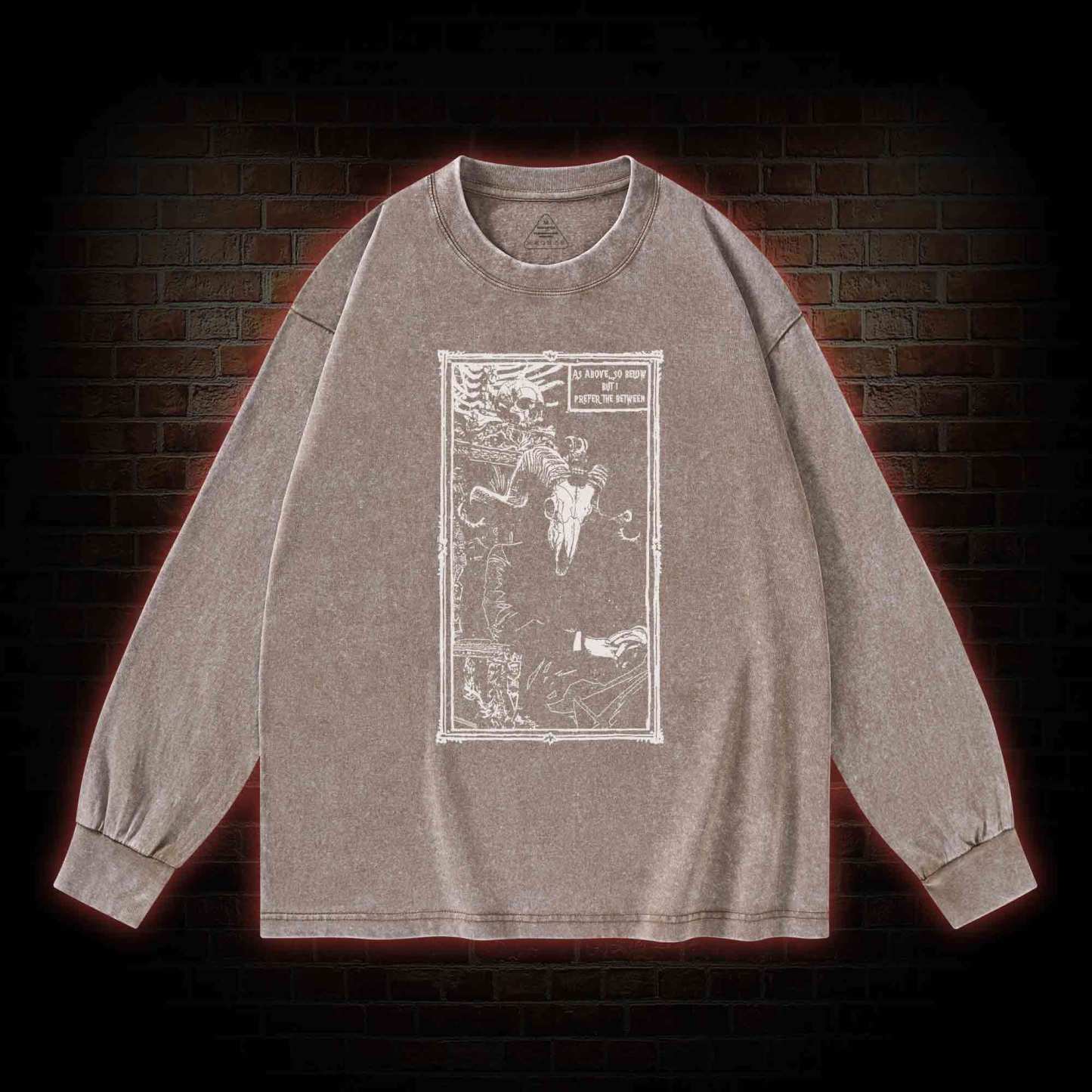 Rule in Hell Washed Long-Sleeve T-shirt