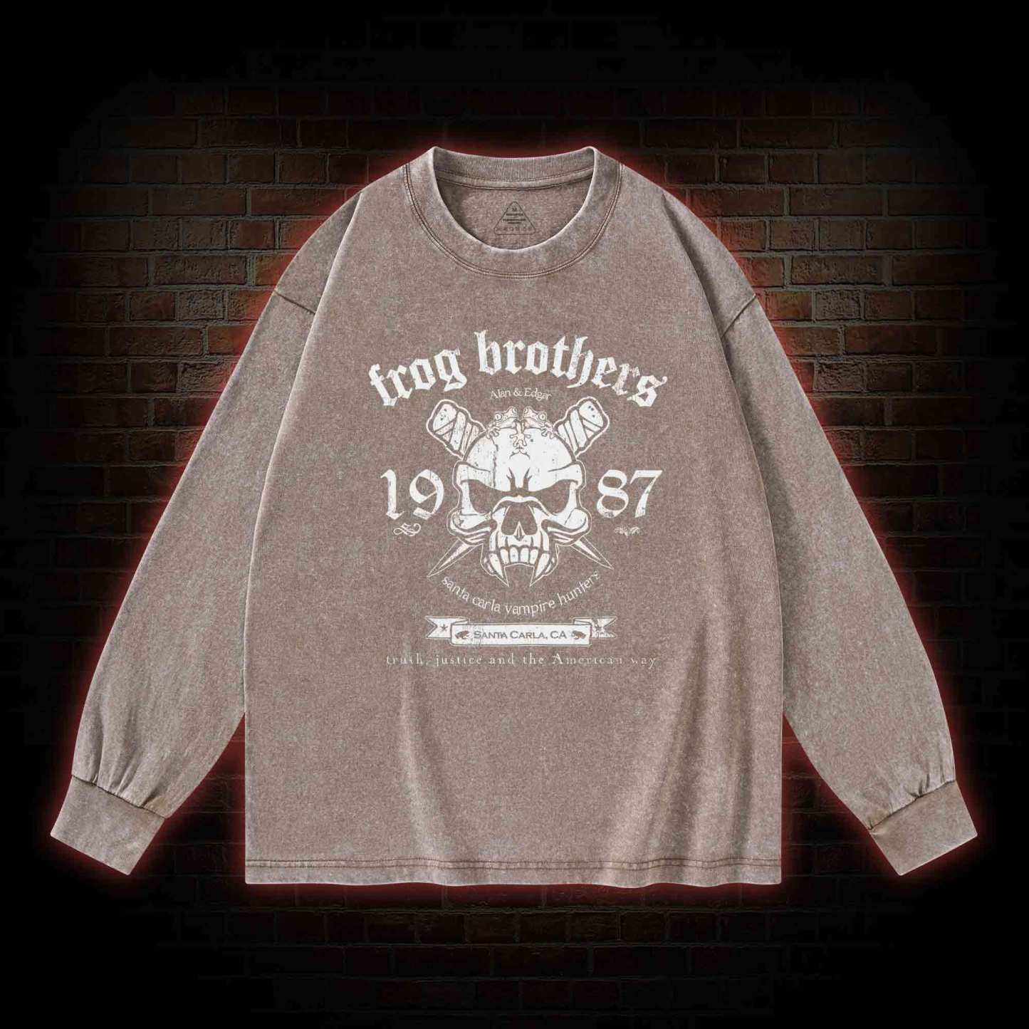 Frog Brothers Washed Long-Sleeve T-shirt