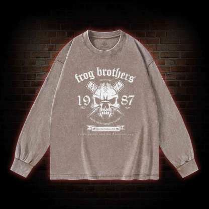 Frog Brothers Washed Long-Sleeve T-shirt