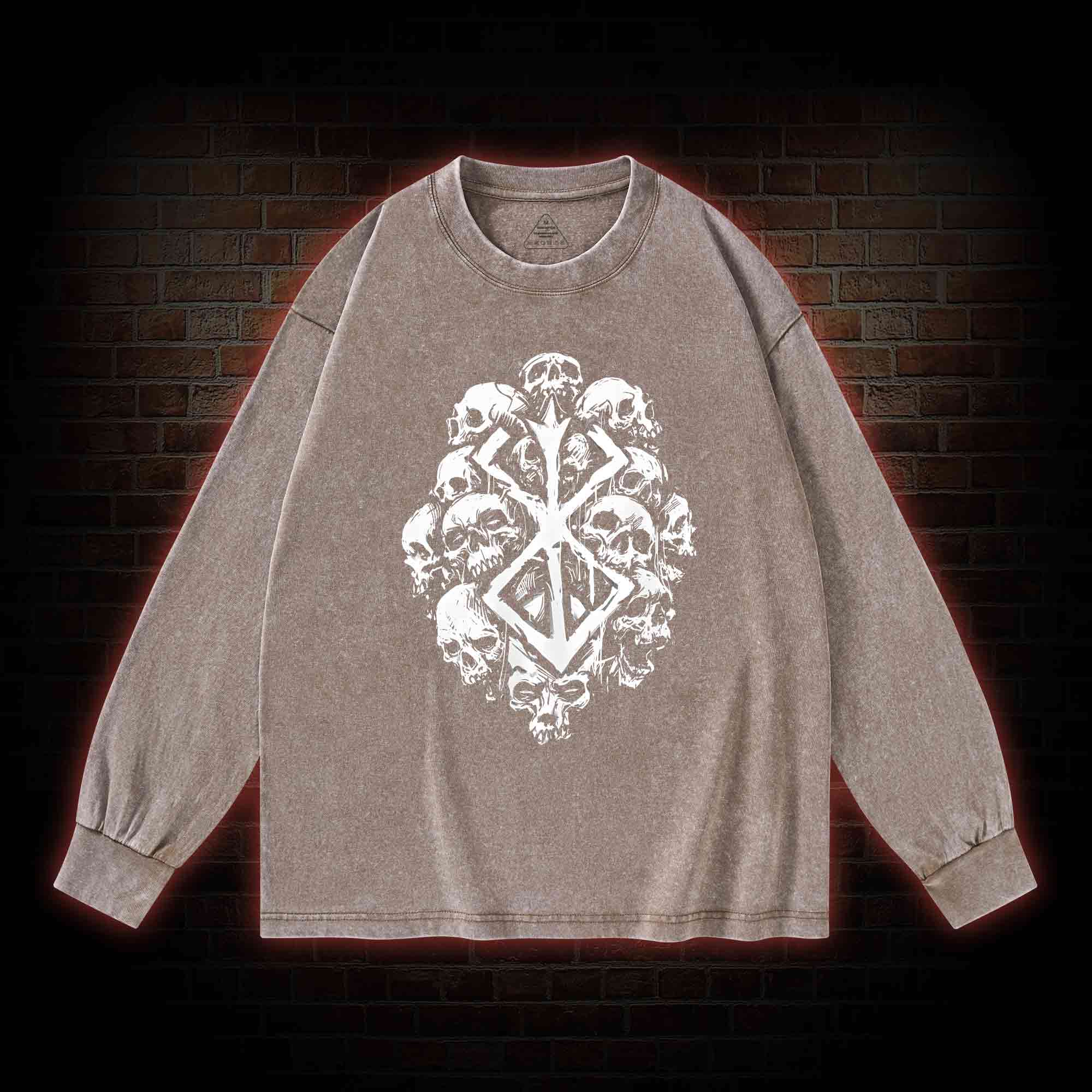 Struggle Keep Struggling Washed Long-Sleeve T-shirt