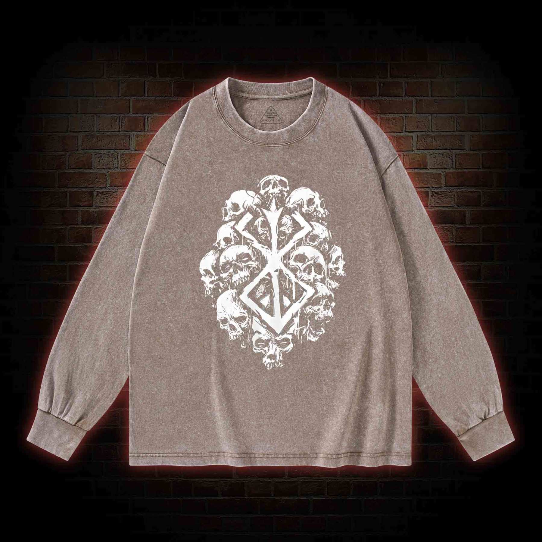 Struggle Keep Struggling Washed Long-Sleeve T-shirt