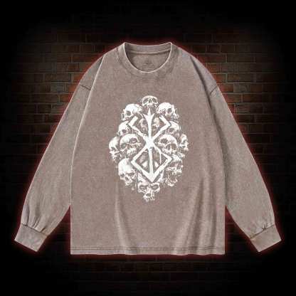 Struggle Keep Struggling Washed Long-Sleeve T-shirt