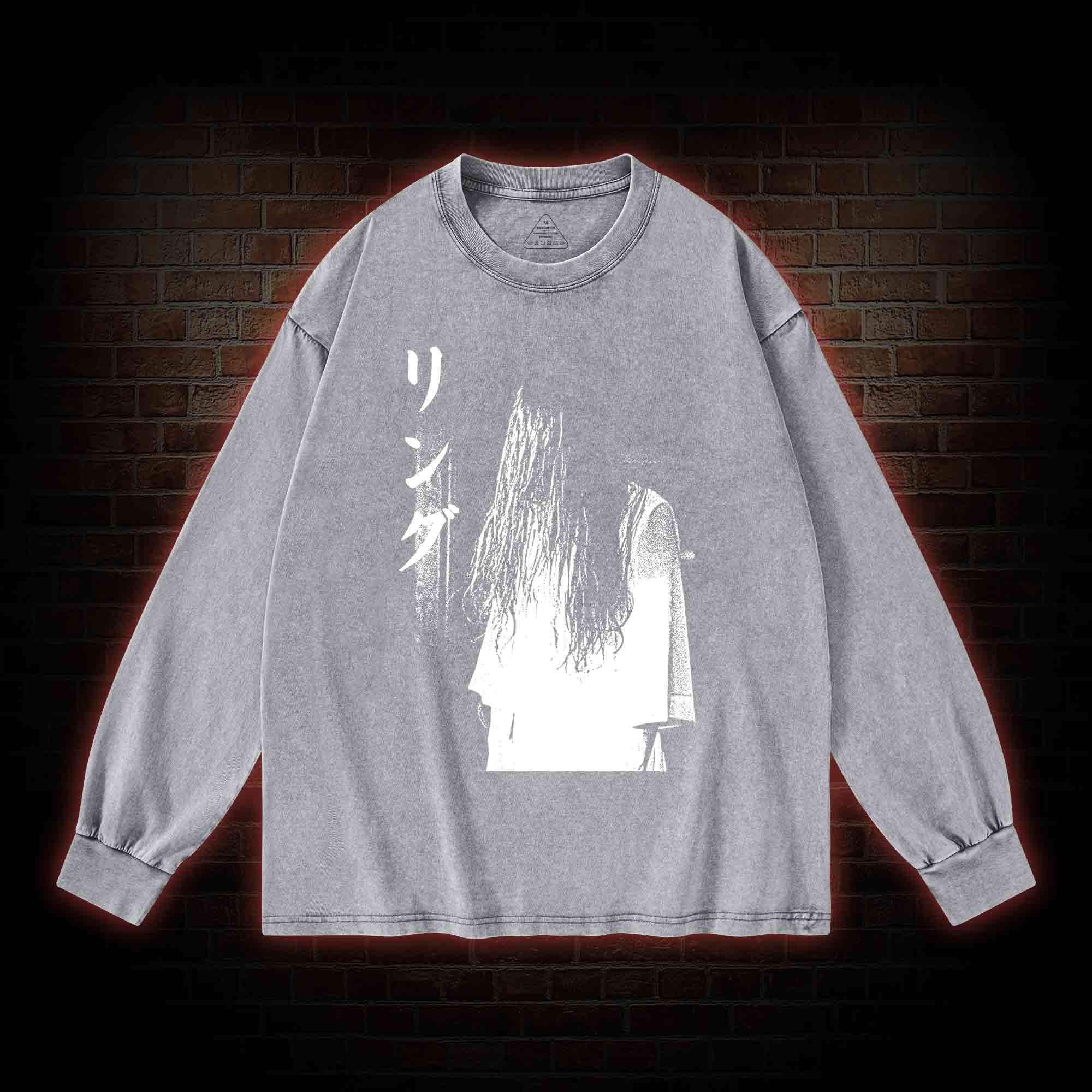Vintage Ghost Washed Long-Sleeve T-shirt