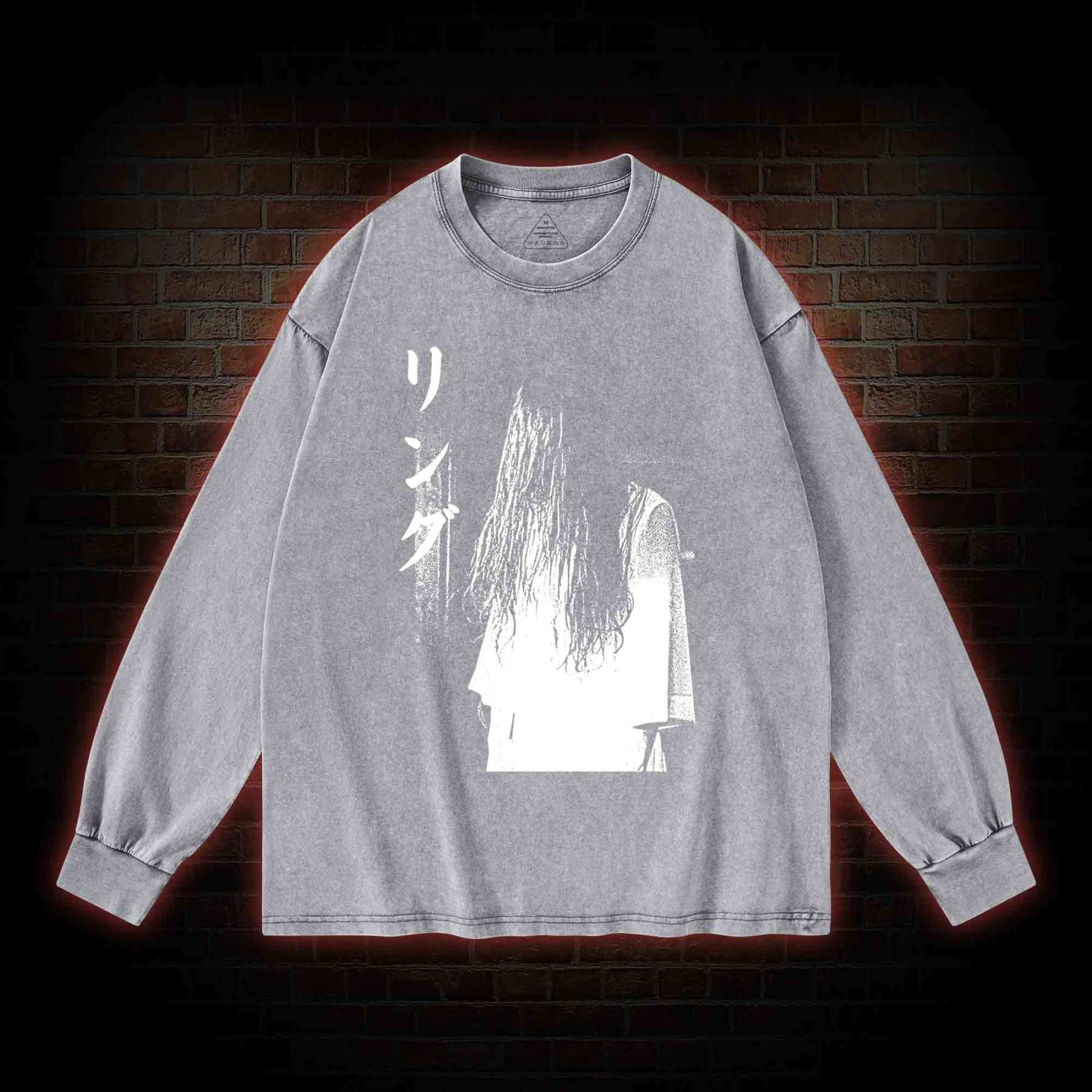 Vintage Ghost Washed Long-Sleeve T-shirt