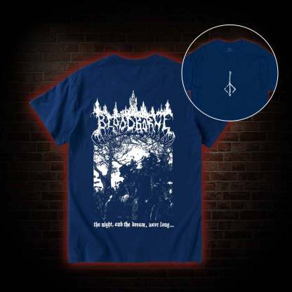 The Night and The Dream were Long Back Print T-Shirt