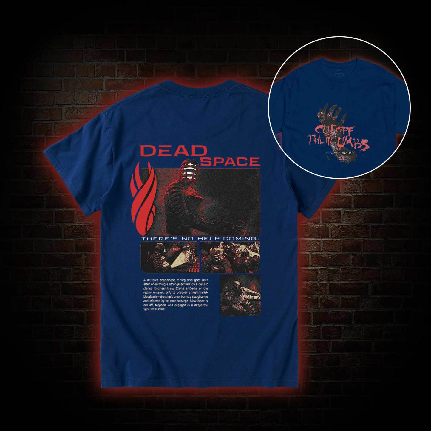 There's No Help Coming Back Print T-Shirt